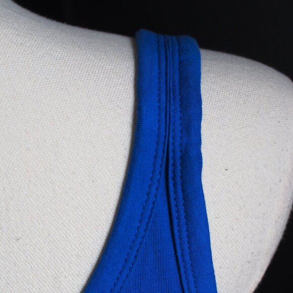 Smart Set | Cornflower Blue Cotton Tank Top - Picture 4 of 4